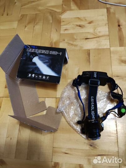 Налобный фонарь аккумуляторный