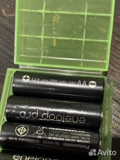 Аккумуляторные батарейки eneloop pro аа 1.2 v