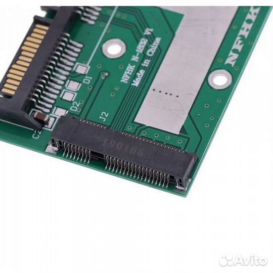Msata mini PCI-E на SATA 2.5 для подключения SSD