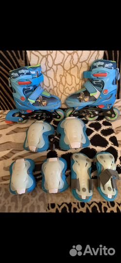 Детские ролики и защита