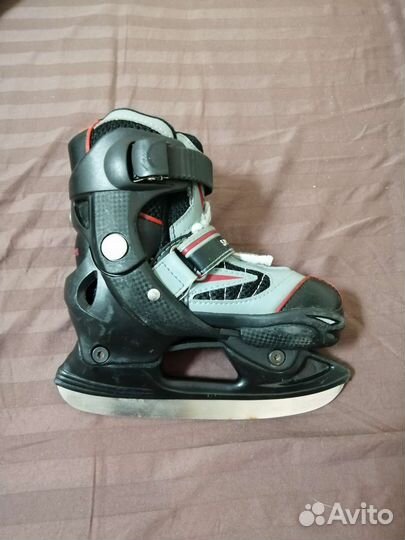 Ролики детские раздвижные 28-31 с коньками