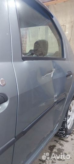 Дверь задняя левая renault logan 1