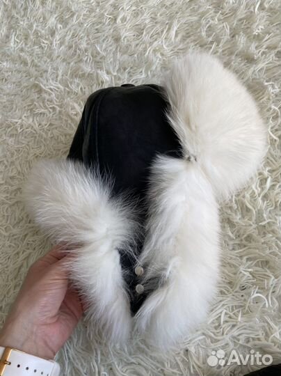 Шапка натуральный мех ушанка