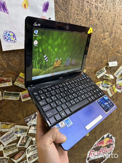 Стильный нетбук Asus 10.1 4потока 2гб ssd128gb