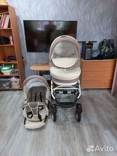 Коляска 2 в 1 индиго