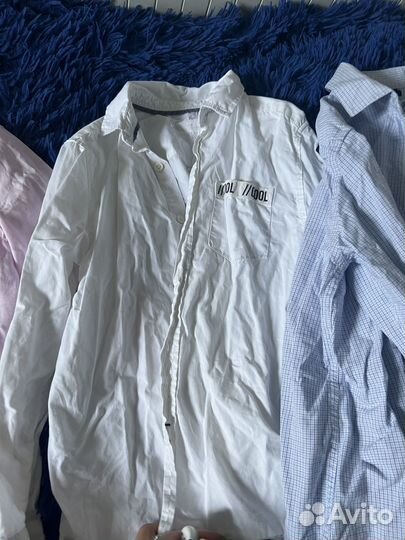 Рубашки на мальчика 134 140