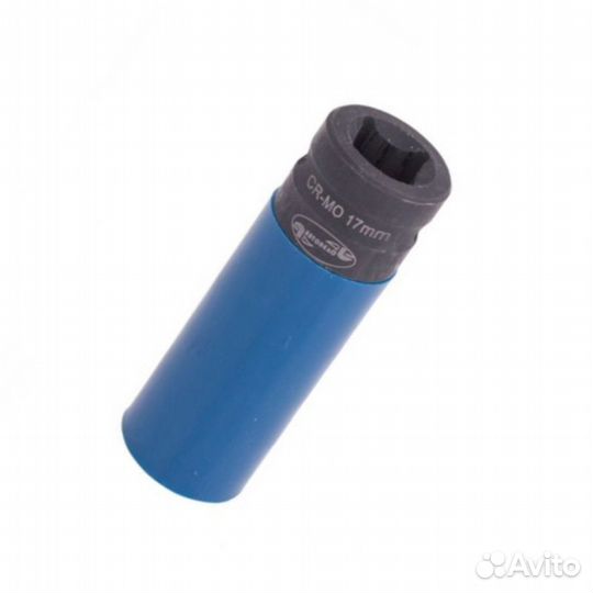 Головка ударная 6-гр. удлиненная 17 мм, с защитным