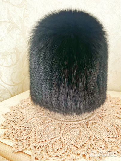 Шапка зимняя меховая женская из песца
