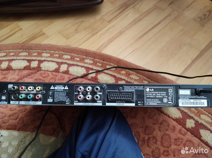 Dvd плеер с караоке lg