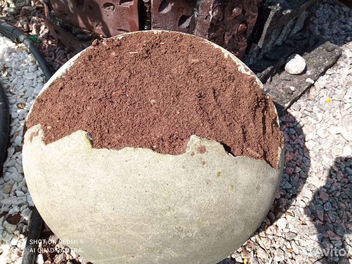 Шар бетонный/шаровидный вазон/садова фигура