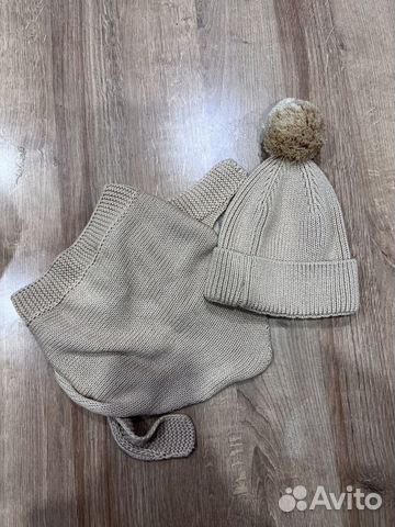 Шапка и снуд демисезонные для мальчика