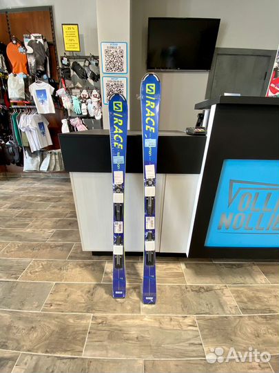 Горные лыжи с крепл. E S/race rush Jr + L6 120,130