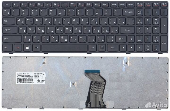 Клавиатура для ноутбука Lenovo IdeaPad G500, G505