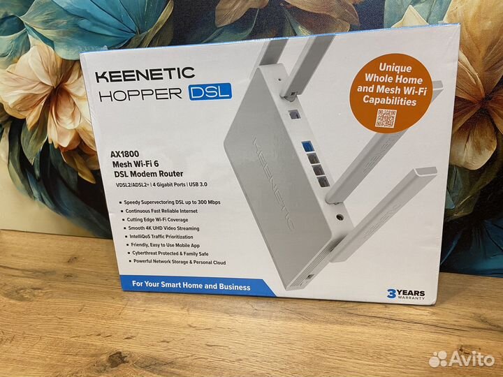 Wi-Fi роутер Keenetic Hopper AX1800 (KN-3610)