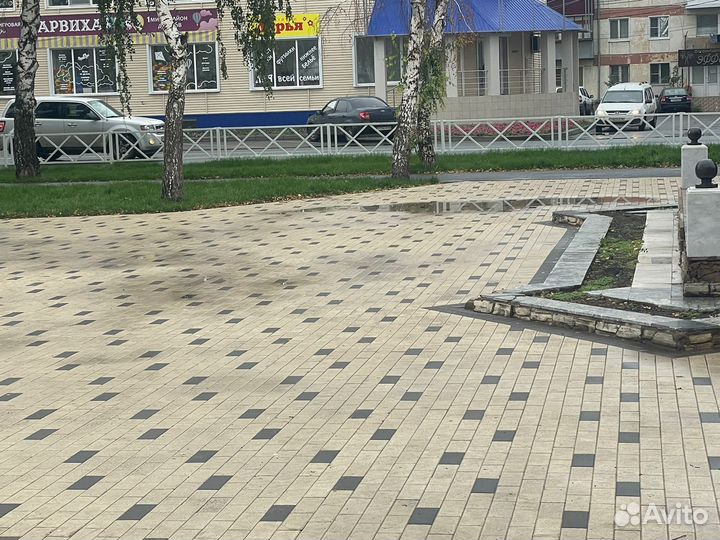 Укладка брусчатки