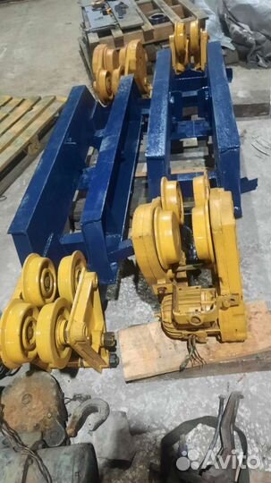 Концевые тележки тельфер г/п 5т. Кран-балка