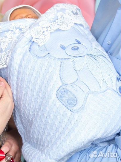 Детское одеяло на выписку