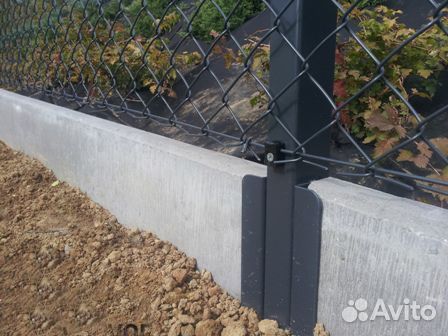 Сборный фундамент для заборов