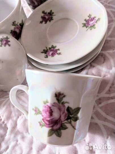 Сервиз кофейный. Тарелки. гдр