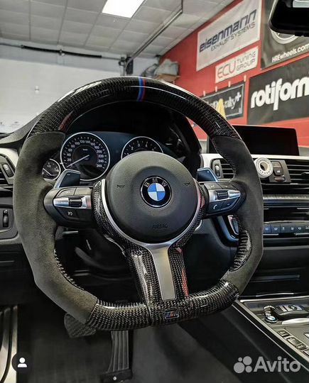 Руль М карбон на BMW