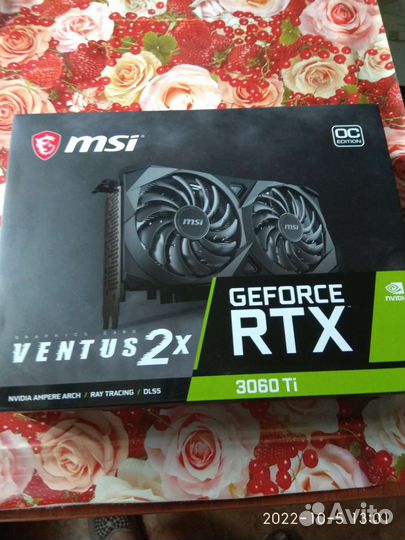 Видеокарта rtx 3060ti MSI