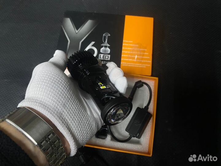 Светодиодные mini линзы h4