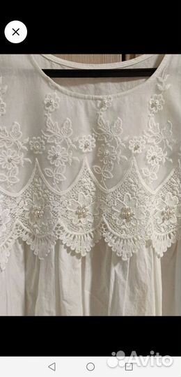 Нарядная блузка хлопок