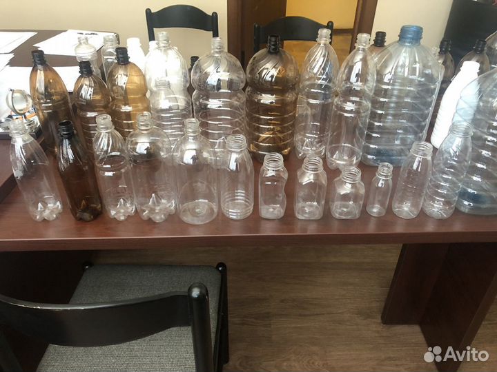 Бутылки, банки пэт, ведра пластиковые