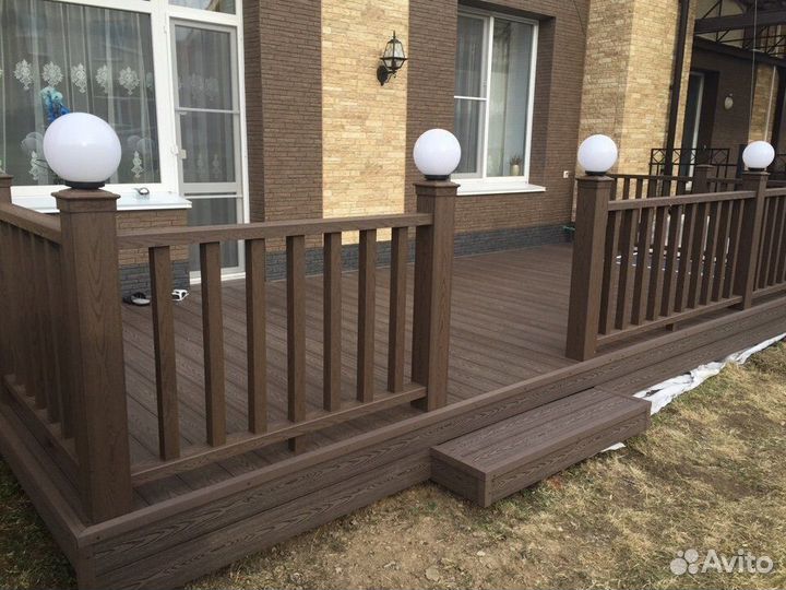 Террасная доска/Ограждения из дпк