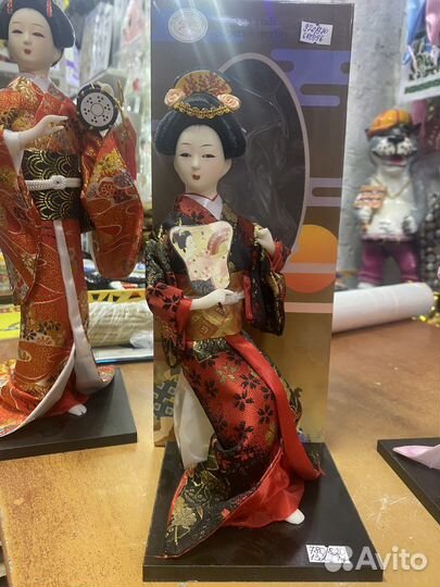 Коллекционная кукла Гейша и Самурай