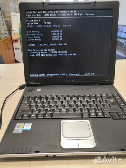 Ноутбук Aquarius и HP zv5000