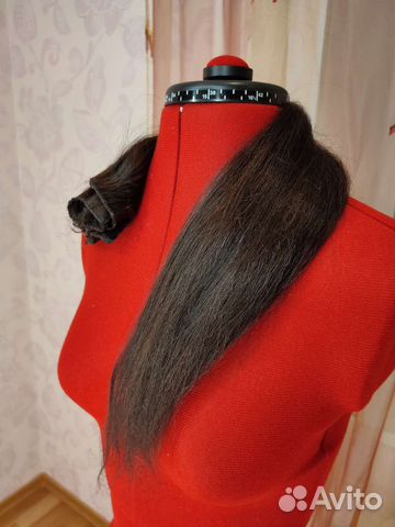 Волосы натуральные на заколках