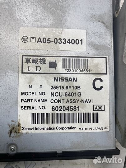 Навигация Nissan Teana