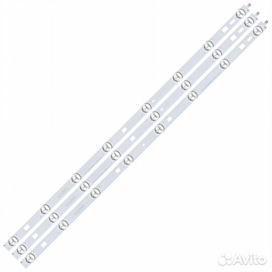 Подсветка TV 595мм 8+8+8 линз (3 планки: WA+WA+WB)
