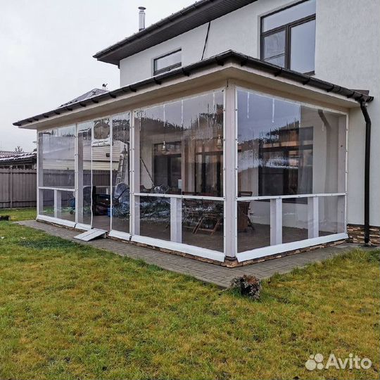 Мягкие окна пвх для террас