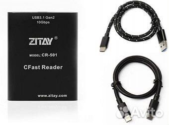 Кардридер zitay CR-501 CFast USB3.1 Gen2