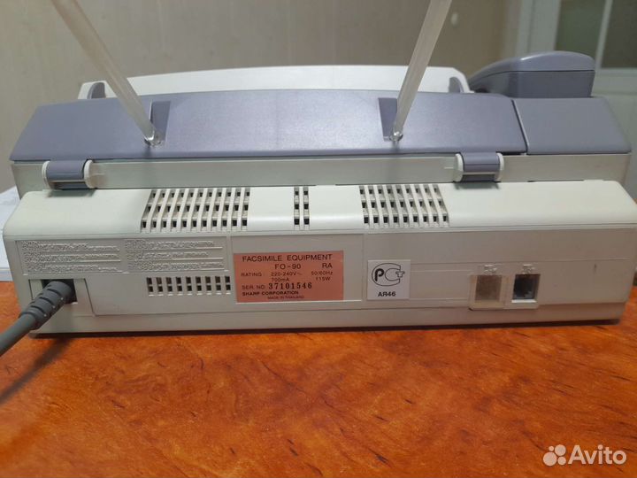 Факс Sharp FO-90. Телефон, автоответчик