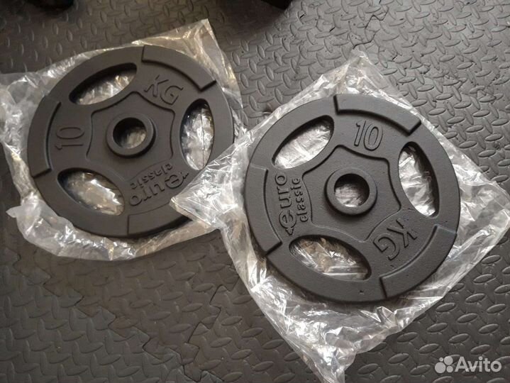 Диски олимпийские 10кг D51 мм