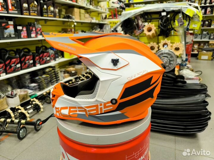 Шлем Acerbis Linear Orange/White Р-Р: S