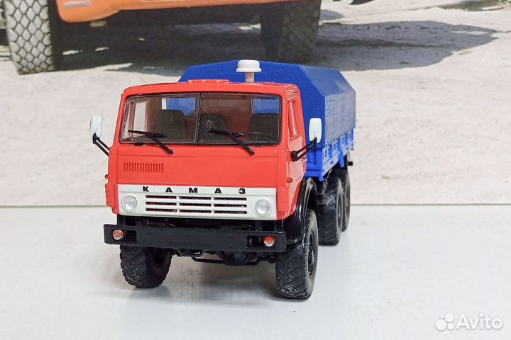 Камаз-4310 бортовой с тентом 1:43