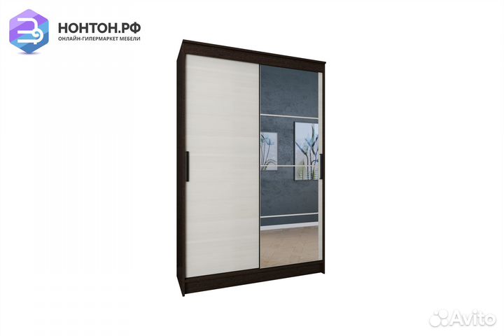 Шкаф-купе Элегант 4 венге / лоредо