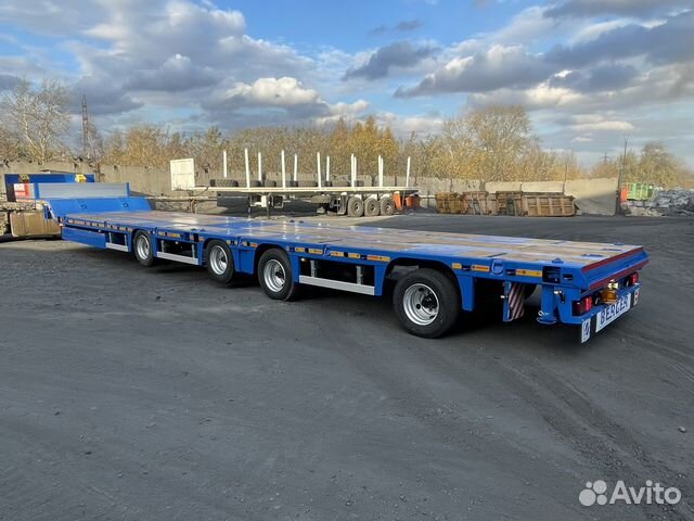 Полуприцеп трал (тяжеловоз) Berger 9854, 2023