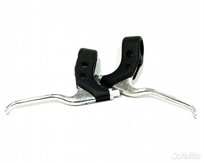 Ручки тормозные алюм. с пластиком для V-Brake