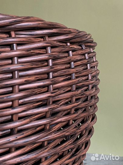 Кашпо из искусственного ротанга 16 литров