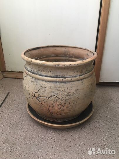 Горшок керамический напольный