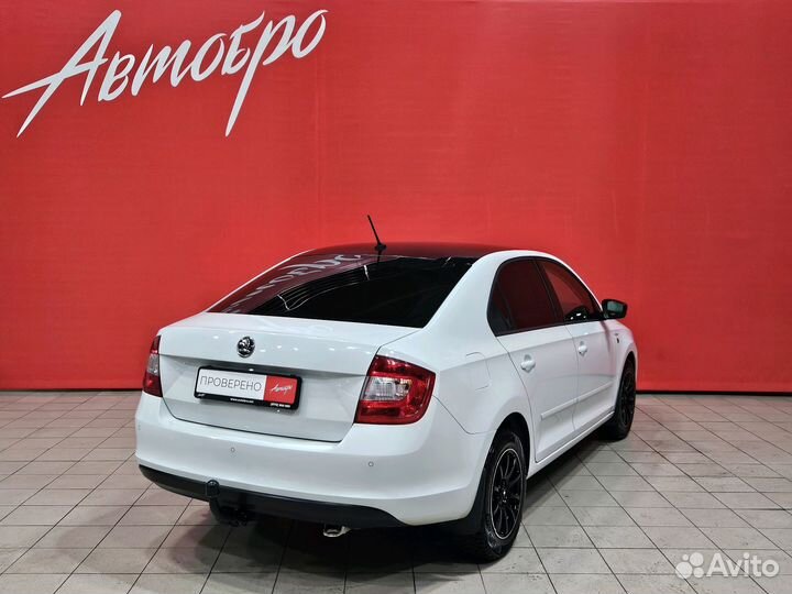 Skoda Rapid 1.6 МТ, 2016, 124 551 км