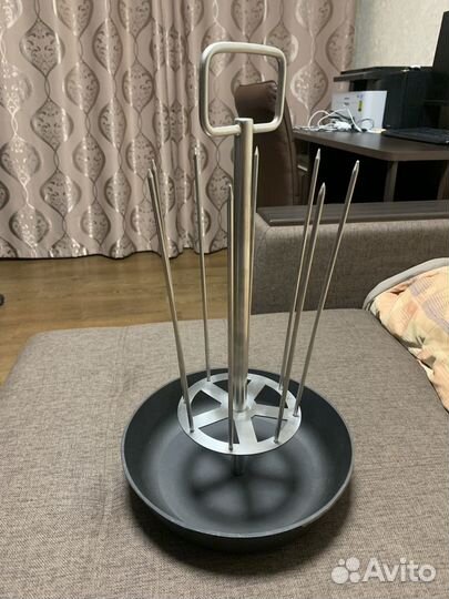 Тритон для тандыра D29 см с чугунной сковородой