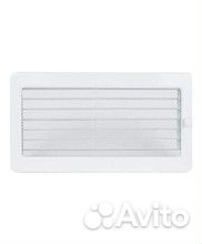 Вент. решетка с жалюзи 170х300 мм (белый)