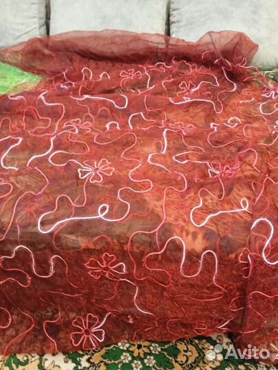 Комплект шторы и тюль бу