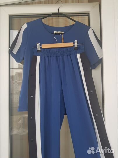 Костюм с брюками с лампа сами женский новый 48